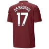 Maillot de Supporter Manchester City De Bruyne 17 Troisième 2024-25 Pour Enfant